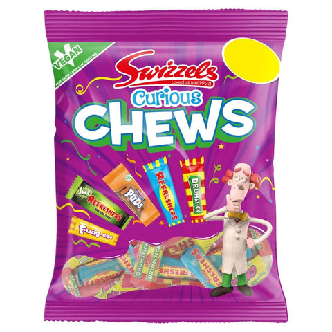 Swizzels Curious Chews Bag 135g £1.25 PMP - 12 x 135g Bags