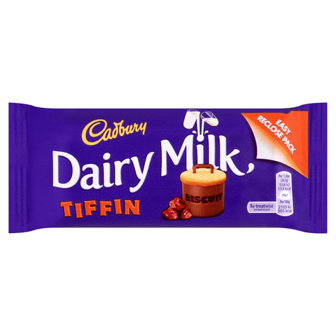 Cadbury Dairy Milk Tiffin Bar 53g (Irish) - 48 x 53g Bars