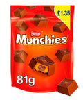 Munchies Milk Chocolate & Caramel Share Bag 81g PMP £1.35 - 10 x 81g Bags