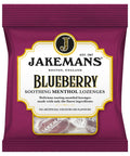 Jakemans Blueberry Soothing Menthol Lozenges 73g - 12 x 73g Bags