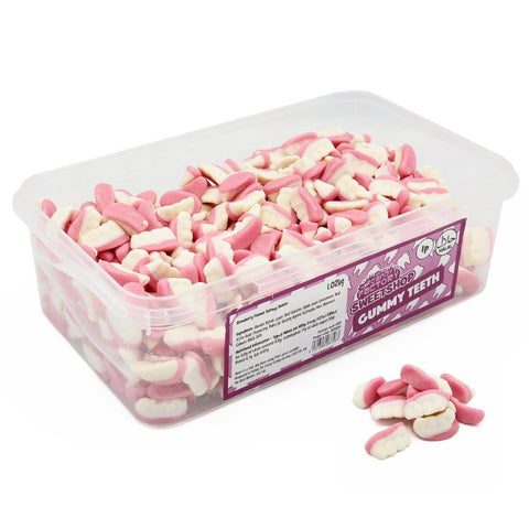 Candy Realms Gummy Teeth 1p Tub 1.02kg