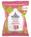 Bonds Pear Drops Bags 130g £1.25 PMP - 12 x 130g Bags