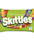 Skittles Vegan Chewy Crazy Sour Sweets Fruit Flavoured Bag 45g - 36 x 45g Bags