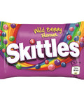 Skittles Vegan Chewy Sweets Wild Berry Fruit Flavoured Bag 45g - 36 x 45g Bags