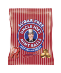 Uncle Joe's Sugar Free Mint Balls 60g - 12 x 60g Bags