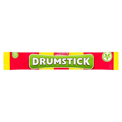 Swizzels Drumstick Original Raspberry and Milk Chew Bar 18g 20p PMP - 60 x 18g Bars