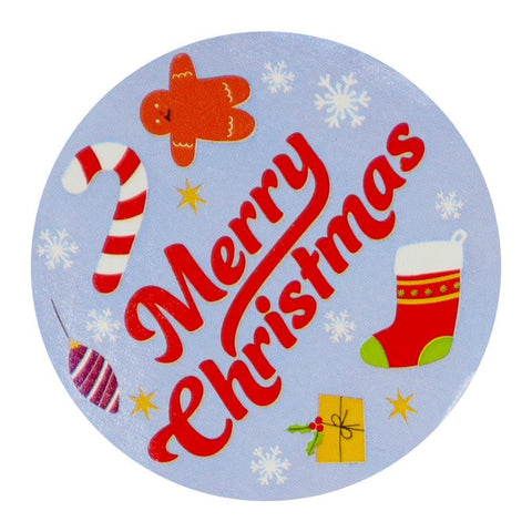 Accessories Merry Christmas Labels - 250 Stickers