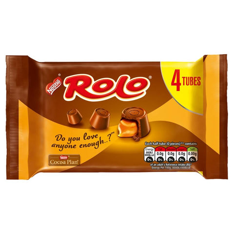 Rolo Milk Chocolate & Caramel Tube Multipack 41.6g 4 Pack - 12 x (4 x 41.6g)