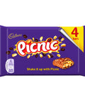 Cadbury Picnic Chocolate Bar 4 Pack 128g - 10 x 128g Multipacks