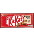 Kit Kat 4 Finger Milk Chocolate Bar Multipack 41.5g 3 Pack - 20 x (3 x 41.5g)