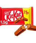 KitKat 4 Finger Milk Chocolate Bar 41.5g PMP 75p - 24 x 41.5g Bars