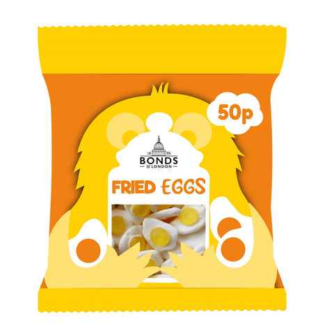 Bonds Fried Eggs Treat Bags 50g 50p PMP - 20 x 50g Bags