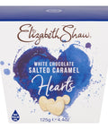 Elizabeth Shaw White Chocolate Salted Caramel Hearts 125g