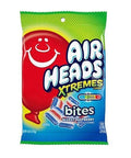 Airheads Xtremes Candy Bluest Raspberry Bites Bag 170g - 12 x 170g Bags