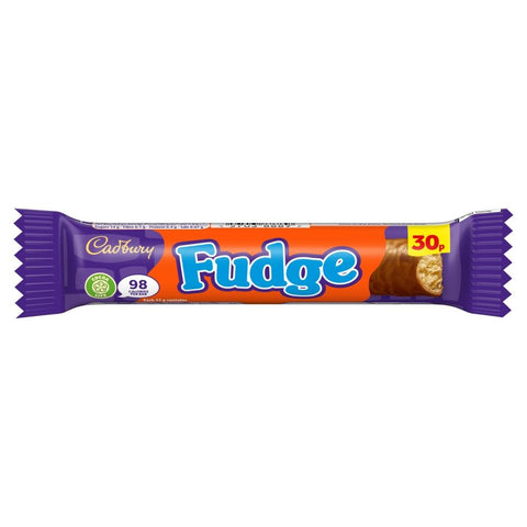 Cadbury Fudge Chocolate Bar 22g 30p PMP - 60 x 22g Bars