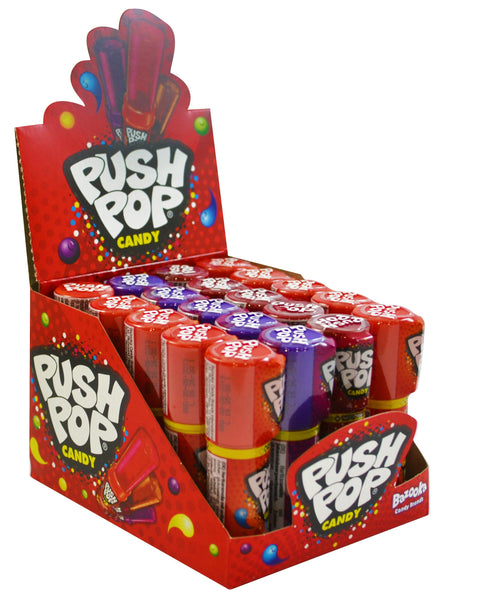 Bazooka Push Pop Candy - 20 x 15g Packs