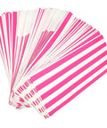 Accessories Pink Candy Striped Bags 4" x 7" x 10" (Empty)