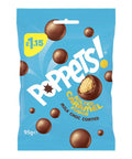 Poppets Milk Chocolate Coated Salted Caramel Fudge Treat Bag 95g £1.15 PMP - 10 x 95g Bags