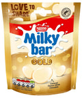 Milkybar Buttons Gold Caramel Flavour White Chocolate Sharing Bag 86g - 11 x 86g Bags