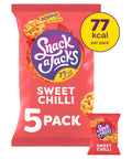 Snack a Jacks Sweet Chilli Rice Cakes Crisps 5 Pack - 6 x (5 x 19g)