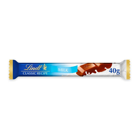 Lindt Classic Recipe Milk Chocolate Treat Bar 40g - 24 x 37g Bars