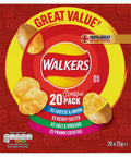 Walkers Classic Variety Multipack Crisps Box 20 Pack