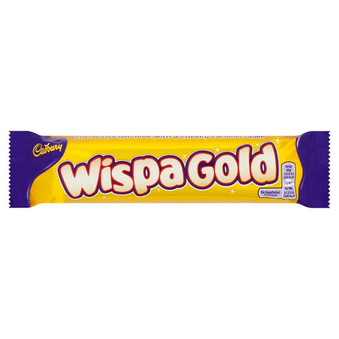 Cadbury Wispa Gold Chocolate Bar 48g - 48 x 48g Bars