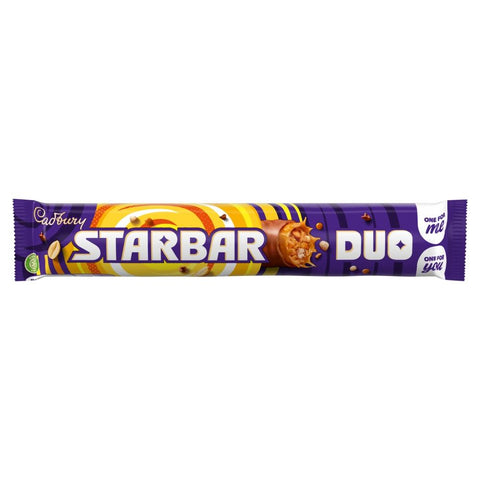 Cadbury Starbar Duo Chocolate Bar 74g - 32 x 74g Bars