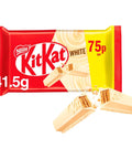 KitKat 4 Finger White Biscuit Bar 41.5g PMP 75p - 24 x 41.5g Bars