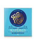 Willie's Cacao Sea Flakes 44% Milk Chocolate Bar 50g - 12 x 50g Bars