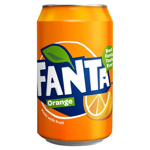 Fanta Orange Cans 330ml - 24 x 330ml Cans