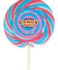 Candy Pops Traditional Bubblegum Wheel Lollipops 75g - 30 x 75g Lollipops