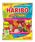 Haribo Sour Sparks Bag 154g £1.25 PMP + 10% Extra Free - 12 x 154 Bags