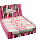 The Real Candy Co. Bubblegum Nougat Bar 130g - 16 x 130g Bars