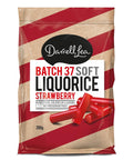 Darrell Lea Batch 37 Strawberry Soft Liquorice Bag 200g - 8 x 200g Bags