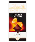 Lindt Excellence Dark Orange Chocolate Bar 100g - 8 x 100g Bars