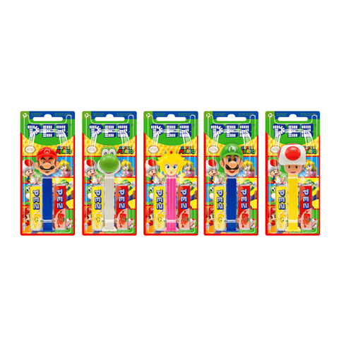 Pez Best of Nintendo Super Mario 1+2 Impulse Packs 17g - 12 x 17g Packs