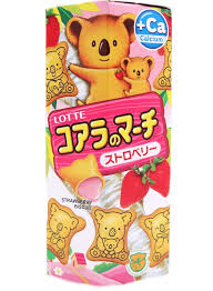 Lotte Koala Strawberry (Japan) 48g - Pack of 10