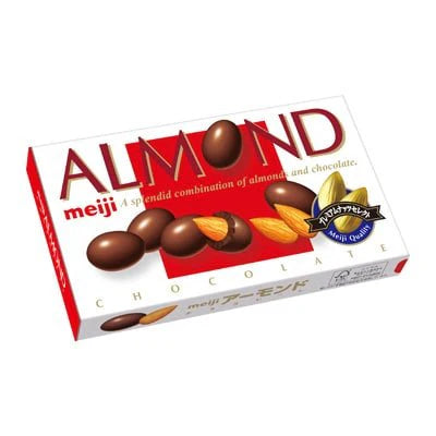 Meiji Almond Chocolate (Japan) 79g - Pack of 10