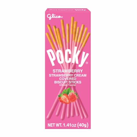 Pocky Strawberry (Japan) 40g - Pack of 20