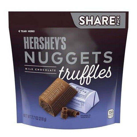 Hershey's Nuggets Milk Chocolate Truffles 218g - Pack of 8