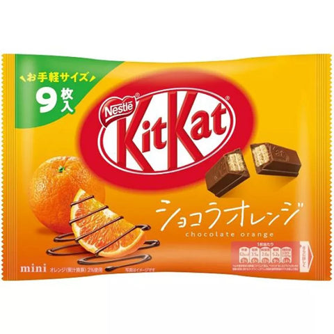 Kit Kat Mini Chocolate Orange 9pc (Japan) 104g - Pack of 12