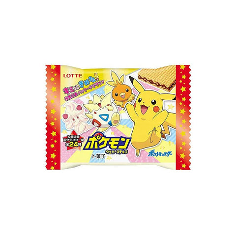 Lotte Pokemon Chocolate Wafers (Japan) 23g - Pack of 30