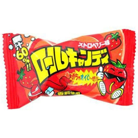 Yaokin Roll Candy Strawberry (Japan) 20g - Pack of 24